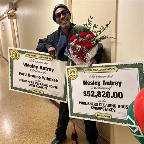 Publishers Clearing House Sweepstakes Winners.